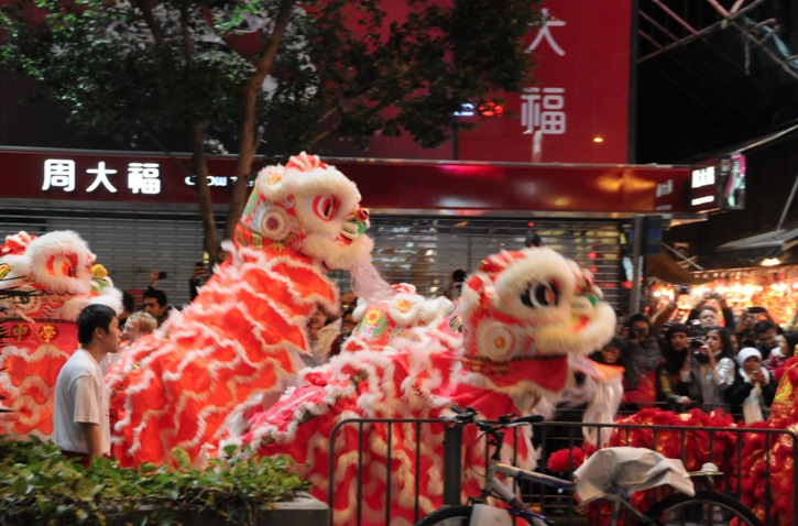 CNY 2012 Cathay Night Parade TST Lunar New Year 21 Lion Dance