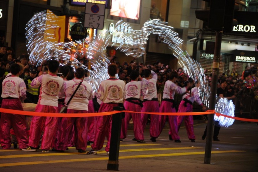 CNY 2012 Cathay Night Parade TST Lunar New Year 4 Small Dragon Dancers
