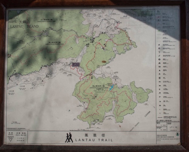 Lantau Trail Stage 12-1 Map