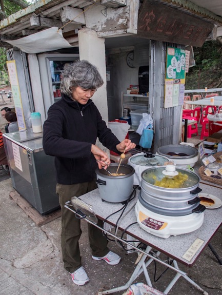 Food stall during hike 2