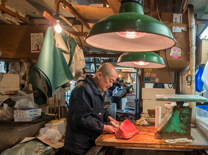 Tuna at Tsukiji FIsh Market 10