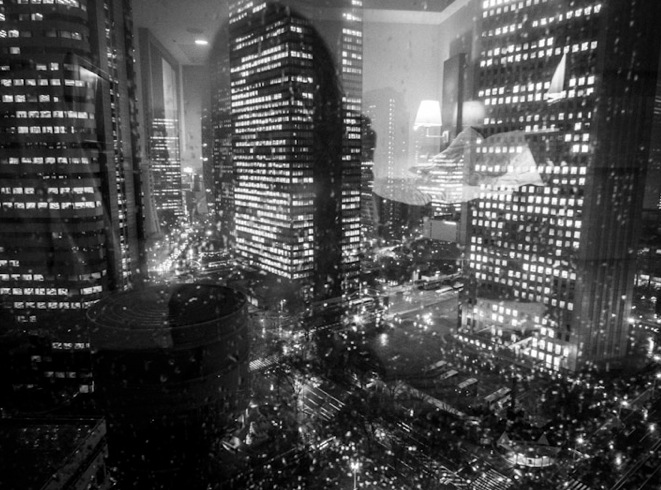 View from Hotel Room in the rain 1