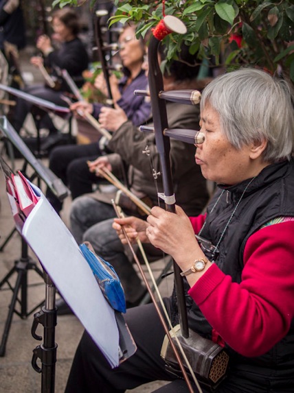 Baoan Temple 5 Musicians