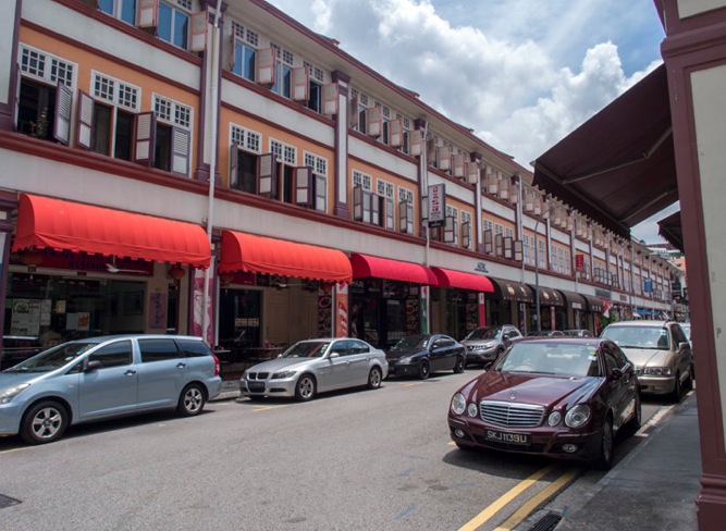 Shop houses in Singapore 1