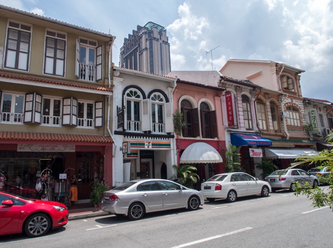 Shop houses in Singapore 2