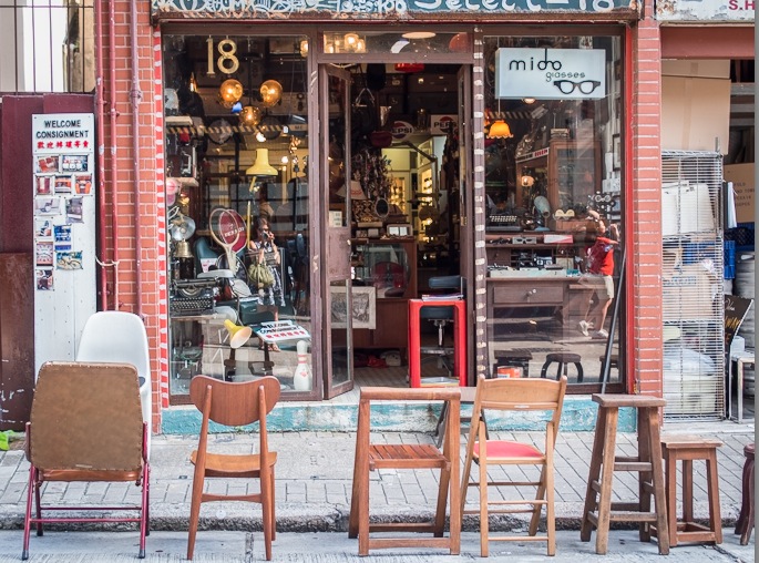 Antique shop in Sheung Wan