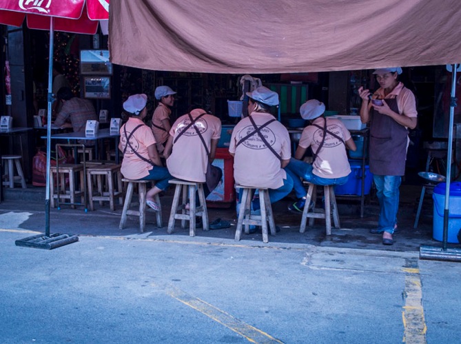 Bangkok Chatuchak Market Lunch Break