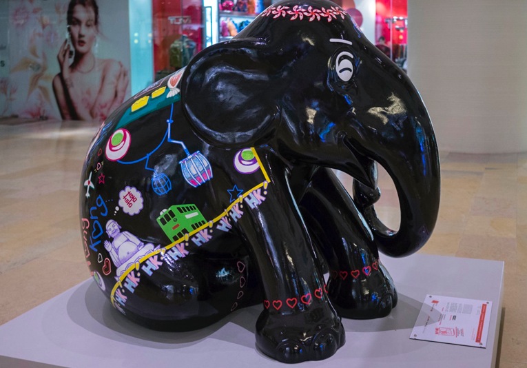 Elephant Parade Aug 2014 Pacific Place Hong Kong 7