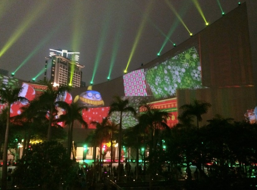 Hong Kong Pulse 3D Light Show Christmas 3