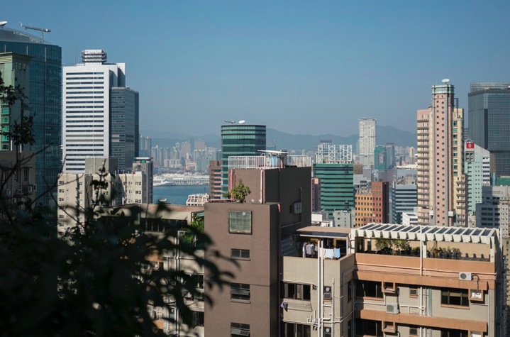Bowen Road 6 View over Wan Chai
