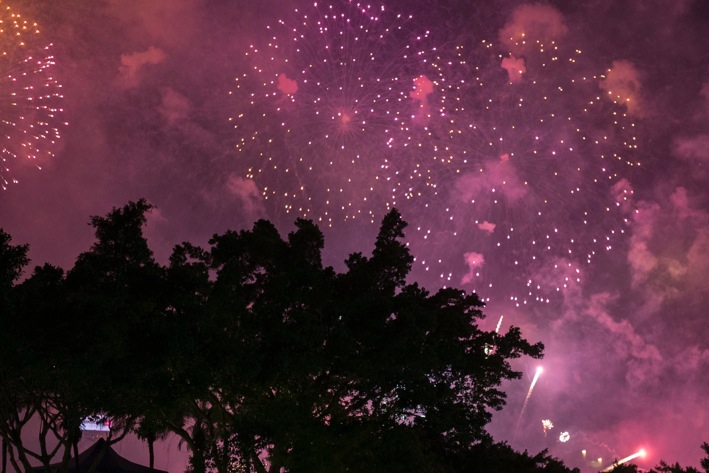 Hong Kong NYE fireworks 2014-1
