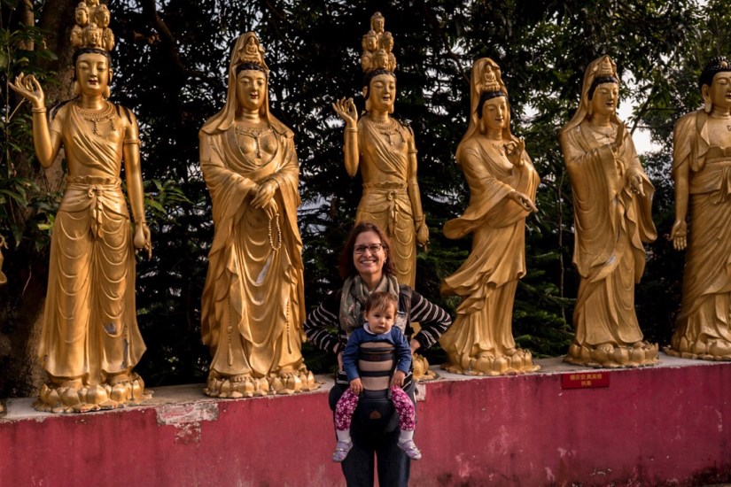 10000 Buddhas in Sha Tin Hong Kong Jan 2016-12