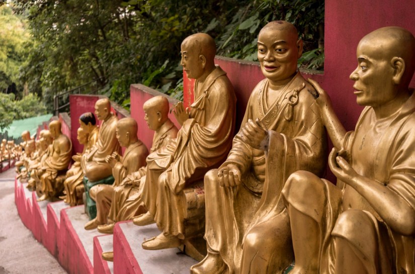 10000 Buddhas in Sha Tin Hong Kong Jan 2016-2