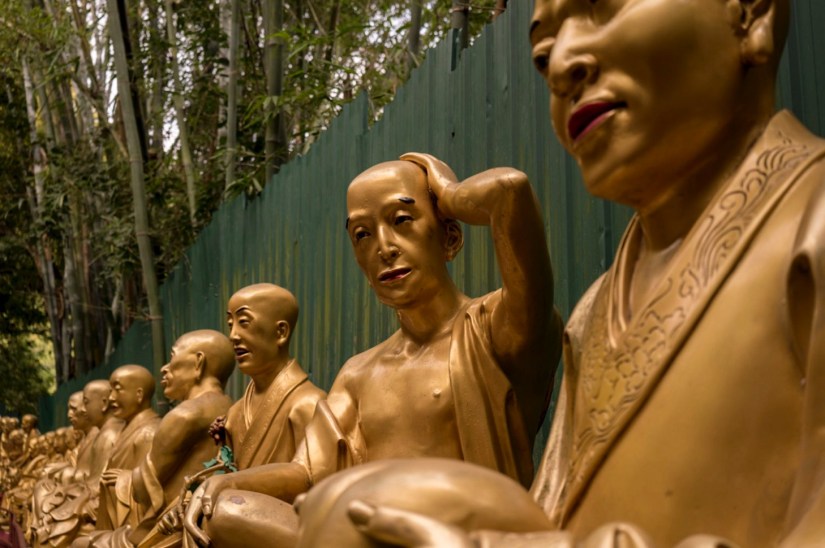 10000 Buddhas in Sha Tin Hong Kong Jan 2016-3