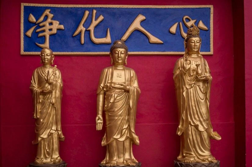 10000 Buddhas in Sha Tin Hong Kong Jan 2016-5