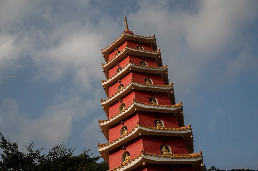 10000 Buddhas in Sha Tin Hong Kong Jan 2016-7